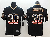 Nike Rams 30 Todd Gurley II Black USA Flag Fashion Color Rush Limited Jersey,baseball caps,new era cap wholesale,wholesale hats